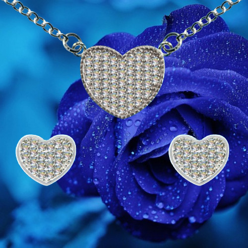 Set cuori ciondolo - set, +