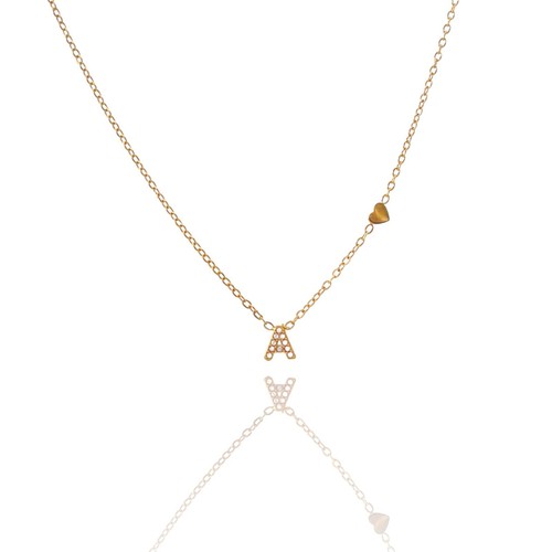 Collana donna con iniziale - collana,